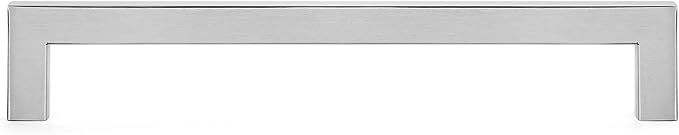 Ravinte 30 Pack 7-1/2 Inch Kitchen Square Cabinet Handles Satin Nickel Pulls Brushed Nickel Kitchen Cabinet Hardware Handles for Cupboard Drawer Pulls