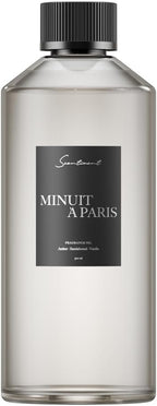 Scentiment Diffuser Oil - Minuit à Paris | Aromatherapy Home Fragrance | Inspired by Luxury Five Star Hotel Scents | Luxurious Scent with Notes of Amber, Sandalwood, Vanilla (500 mL)