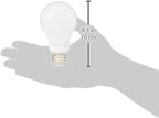 Amazon Basics LED Light Bulbs, Energy Efficient 6W, 40 Watt Equivalent, E26 Standard Base, 2700, Dimmable, 10,000 Hour, Soft White, 6 Count (Pack of 4)