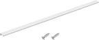 uxcell Cabinet Finger Edge Pull, 1pcs 800mm / 31.5" Aluminum Alloy Back Mount Hidden Cabinet Pulls Concealed Handle for Home Kitchen Drawer Cabinet, Silver