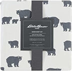 Eddie Bauer - King Sheets, Cotton Flannel Bedding Set, Brushed For Extra Softness, Cozy Home Decor (Bear Family, King)