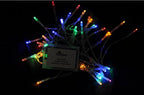 Karlling Battery Operated Christmas Lights,13 ft Short Clear Wire String Led Twinkle Fairy Light for Small Mini Xmas Tree and Wedding Party Indoor/Outdoor Decoration(Multicolor)