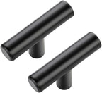 JOY DECOR 3 Pack Cabinet Knobs, Black Cabinet Handles, 2in Kitchen Cabient Knobs, Single Hole Drawer Knobs for Dresser Drawers