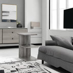 ZGREN End Table with Charging Station, Narrow Side Tables for Small Spaces with USB Ports and Outlets Rolling Bedside Nightstand Sofa Couch Slim Shelf Night Stand for Living Room, Bedroom, Grey