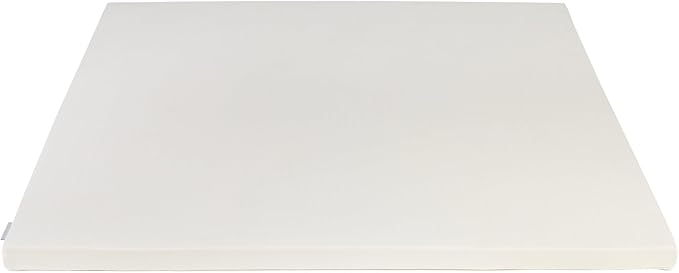 Pure Green Natural Latex Mattress Topper w/Jersey Cover - Medium Firmness - 3 Inch - Twin XL Size (GOTS Certified Organic)