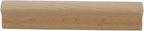 10Pcs Unfinished Beech Wood Solid Furniture Pulls Handles,Unfinished Unpainted Paintable Wooden Handles Cupboard Closet Drawer Handle Pull,Length 5.12",Hole Dis.3.78"