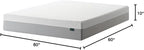 ZINUS 10 Inch Green Tea Essential Memory Foam Mattress [New Version], Queen, Fiberglass Free, Medium Feel, Breathable Airflow Memory Foam, Certified Safe Foams & Fabric, Mattress in A Box