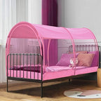 LEEDOR Bed Tent Dream Tents Bed Canopy Shelter Cabin Indoor Privacy Warm Breathable Pop Up Twin/Full/Queen for Kids and Adult Patent Pending(Mattress Not Included)