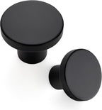 Ravinte 35 Pack Cabinet Knobs Black Kitchen Cabinet Knobs Round Dresser Drawer Pulls Closet Door Pulls 1-1/5 Inch