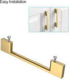 10 Pack Bronze Cabinet Pulls - 3.75 Inch Champagne Cabinet Handles for Dressers and Kitchen