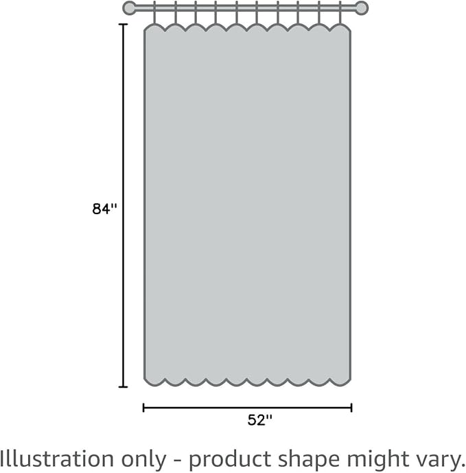 RYB HOME Semi Sheer Curtains 84 inches Long, Linen Texture Wave Fabric Privacy Sheer Window Curtains for Living Room Bedroom Dining, Birch Brown, Wide 52 x Long 84 inch per Panel, 2 Panels