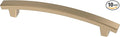 Franklin Brass (10-Pack) – Champagne Bronze Cabinet Handles, 5-1/16 Inch Hole Center, Pulls for Drawers, Kitchen Cabinet Door, Dressers | Pierce