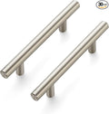 Ravinte 30 Pack 6 inch Cabinet Pulls Brushed Nickel Stainless Steel Kitchen Cupboard Handles Cabinet Handles, 3.5 inch Hole Center