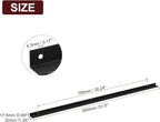 uxcell Cabinet Finger Edge Pull, 3pcs 800mm/31.5 Aluminum Alloy Back Mount Hidden Cabinet Pulls Concealed Handle for Home Kitchen Drawer Cabinet, Black