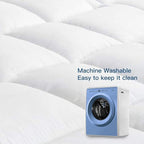 COONP Super Queen Mattress Topper, Extra Thick Pillowtop, Cooling Plush Mattress Pad Cover Cotton Top Bed Topper Protector with 8-21 Inch Deep Pocket