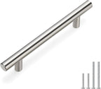 homdiy Kitchen Cabinet Handles Brushed Nickel Drawer Pulls 400 Pack 4in (102mm) Hole Centers Cabinet Pulls Brushed Nickel Cabinet Pulls Cupboard Handles Drawer Handles