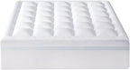 Best Price Mattress 4 Inch Pillowtop Mattress Topper and Pad Combo, 2 Inch Egg Crate Foam Mattress Topper, 2 Inch Plush Mattress Pad, Certified Safe Foam and Fabric, Dorm Essentials, King