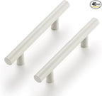 Ravinte 40 Pack | 5 Inch Cabinet Pulls White Stainless Steel Kitchen Drawer Pulls Cabinet Handles 5 InchLength, 3 Inch Hole Center