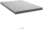 LUCID 4 Inch Bamboo Infused Memory Foam Mattress Topper - Twin Size – Cooling Ventilation – Pressure Relieving Bed Topper - Mattress Pad – CertiPur Certified