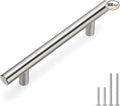 homdiy Brushed Nickel Cabinet Pulls Cabinet Handles 500 Pack, 3-1/2in(90mm) Center to Center Dresser Drawer Handles Silver Drawer Pulls for Kitchen, Bedroom, Bathroom