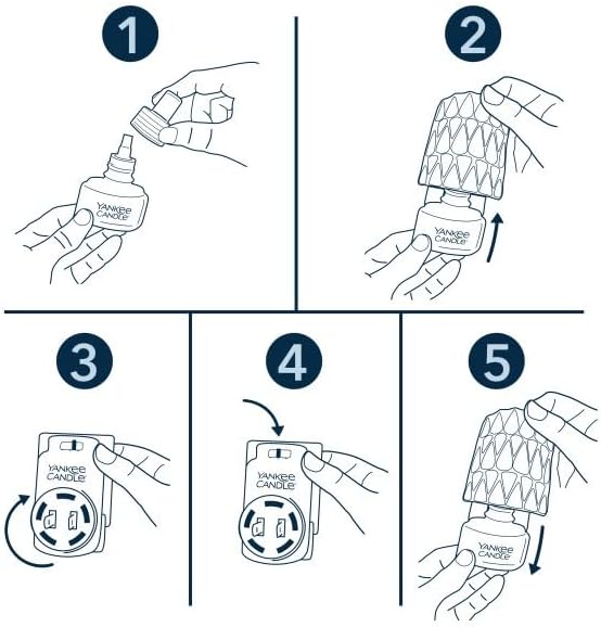 Yankee Candle Scent Plug Refill, Clean Cotton (Pack of 6)