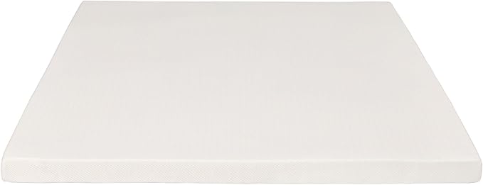 Pure Green Natural Latex Mattress Topper w/Luxury Cover - Soft - 3 Inch - Full Size (GOLS Certified Organic)