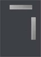 Ruomeng Rectangle Wall Mirror Frameless Bathroom Mirror 48” x 30" Beveled Edge Mirror for Vanity and Entryway