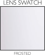 Design House 517805 Traditional 2-Light Indoor Semi-Flush 12 Inch Ceiling Mount Square Frosted White Glass for Bedroom Hallway Kitchen Dining Room, White