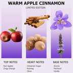 AROMELY Warm Apple Cinnamon Diffuser Oil Blend – Christmas Scents – Signature Diffuser Aroma – Luxurious Fragrance with Notes of Apples, Cinnamon Sugar, Nutmeg, and Amyris. (150ml)
