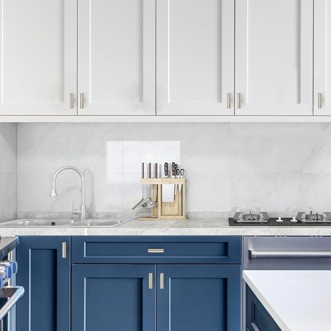 JOY DECOR 45 Pack Cabinet Knobs, Brushed Nickel Cabinet Handles, 2in Kitchen Cabient Knobs, Single Hole Drawer Knobs for Dresser Drawers