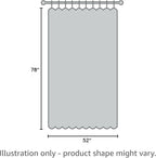 NICETOWN Blackout Curtains for Doorway 78 inches Long, Grommet Privacy Door Curtains Room Darkening Thermal Drapes for Bedroom/Christmas Day, Burgundy Red, 2 Panels, W52 x L78