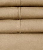 Twin Size Bed Sheets - 4 Piece 1500 Supreme Collection Fine Brushed Microfiber Deep Pocket Twin Sheet Set Bedding - 1 EXTRA PILLOW CASES, GREAT VALUE, Twin, Taupe