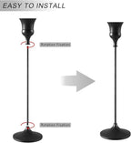 Candlestick Holders Black, 12 Packs Taper Candle Holder for Candlesticks, Candle Sticks Holder Decor for Home Decor