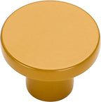 Ravinte 10 Pack Cabinet Knobs Earthy Yellow Kitchen Cabinet Knobs Round Dresser Drawer Pulls Closet Door Pulls 1-1/5 Inch