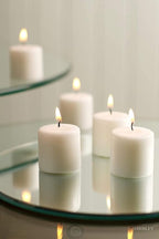 Hosley Unscented White Votive Candles, 72-Pack – Clean-Burning, Long-Lasting 10-12 Hour Burn – Ideal for Weddings, Home Décor, Spa, Events – Bulk Value for Versatile Use