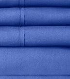 Twin XL Size Bed Sheets - 4 Piece 1500 Supreme Collection Fine Brushed Microfiber Deep Pocket Twin X-Large Sheet Set Bedding - 1 EXTRA PILLOW CASES, GREAT VALUE, Twin XL, Royal Blue