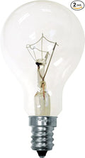 GE Lighting Decorative A15 Incandescent Ceiling Fan Light Bulb, 40-Watts, Crystal Clear, 2-Pack