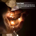 MUMUXI 48 Pack 7.2ft Fairy Lights Battery Operated, 20 Micro LED Mini Waterproof String Lights Copper Wire Firefly Starry LEDs for DIY Wedding Party Mason Jars Crafts Christmas Decoration Warm White