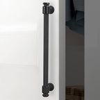 6 Pack Matte Black Cabinet Handles and Drawer Pulls - 12-3/5 inch (320mm) - Black Kitchen Cabinet Hardware