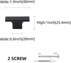 20 Pack Kitchen Cabinet Knobs Matte Black Cabinet Knobs Black Drawer Knobs Solid Kitchen Hardware