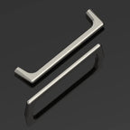 Amerdeco 10 Pack Brushed Satin Nickel Cabinet Pulls 5 Inch(128MM) Hole Centers Kitchen Cabinet Handles Hardware Kitchen Handles for Drawer Pulls ZH0041