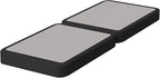 Nutan Inch Sturdy Box Spring for Mattress Support-Durable and Fully Assembled, Natural Wood Twin XL, Gray, 4" Foundation