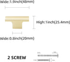 10 Pack Kitchen Cabinet Knobs Brushed Gold Cabinet Knobs Drawer Knobs Solid Kitchen Hardware
