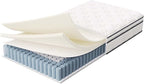 Modway Jenna 10” Innerspring and Memory Foam Twin XL Mattress With Individually Encased Coils, White