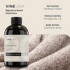 VINEVIDA [4 oz] Cashmere Hotel Fragrance Diffuser Oil - Cold Air Diffuser Refill for Home Scent Collection