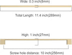 Brushed Gold Cabinet Pulls - 10 Pack, 10 Inch Handles, Brass Dresser Pulls, Kitchen Handles