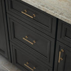 Franklin Brass Bar (20-Pack) Cabinet Handles 3" Hole Center Pulls | Champagne Bronze Hardware Kitchen Door, Drawers, Dressers, Furniture P29520K-CZ-B2