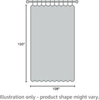 NICETOWN Sound Reducing Ceiling Curtains, Room Divider Curtain Screen Partition, Function Thermal Blackout Patio Door Curtain Panel, Sliding Door Insulated Curtain, Natural, 10ft Wide x 9ft Long