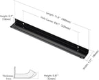 Ravinte Hardware 30 Pack Black Cabinet Handles, 11.8 Inch (300mm) Finger Edge Pulls, 8.8 Inch Hole Center, Finger Pulls for Cabinets