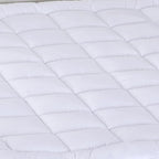Royal Hotel Bedding Mattress Topper, Top-Split-King, 2 Inches Hypoallergenic Overfilled Down Alternative Anchor Bands Mattress Topper